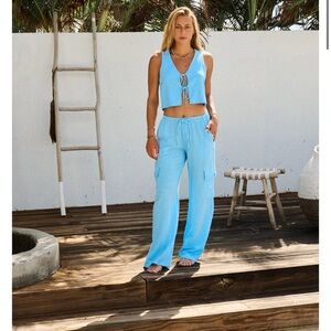 Women's Blue Jumpsuit